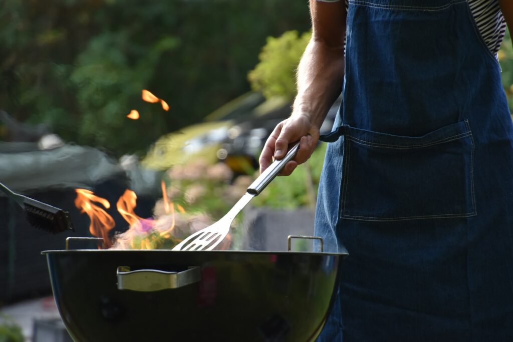 kasvissyöjä grillaa